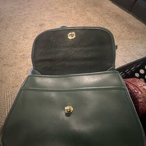 Elegant Green Leather Bag